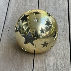 Starry Globe Celestial LED battery Light star cut-outs Gold Whimsygoth
